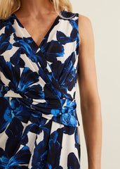 Jackie Print Dress - Multi-Coloured