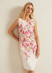 Anita Placement Shift Dress - Multi-Coloured