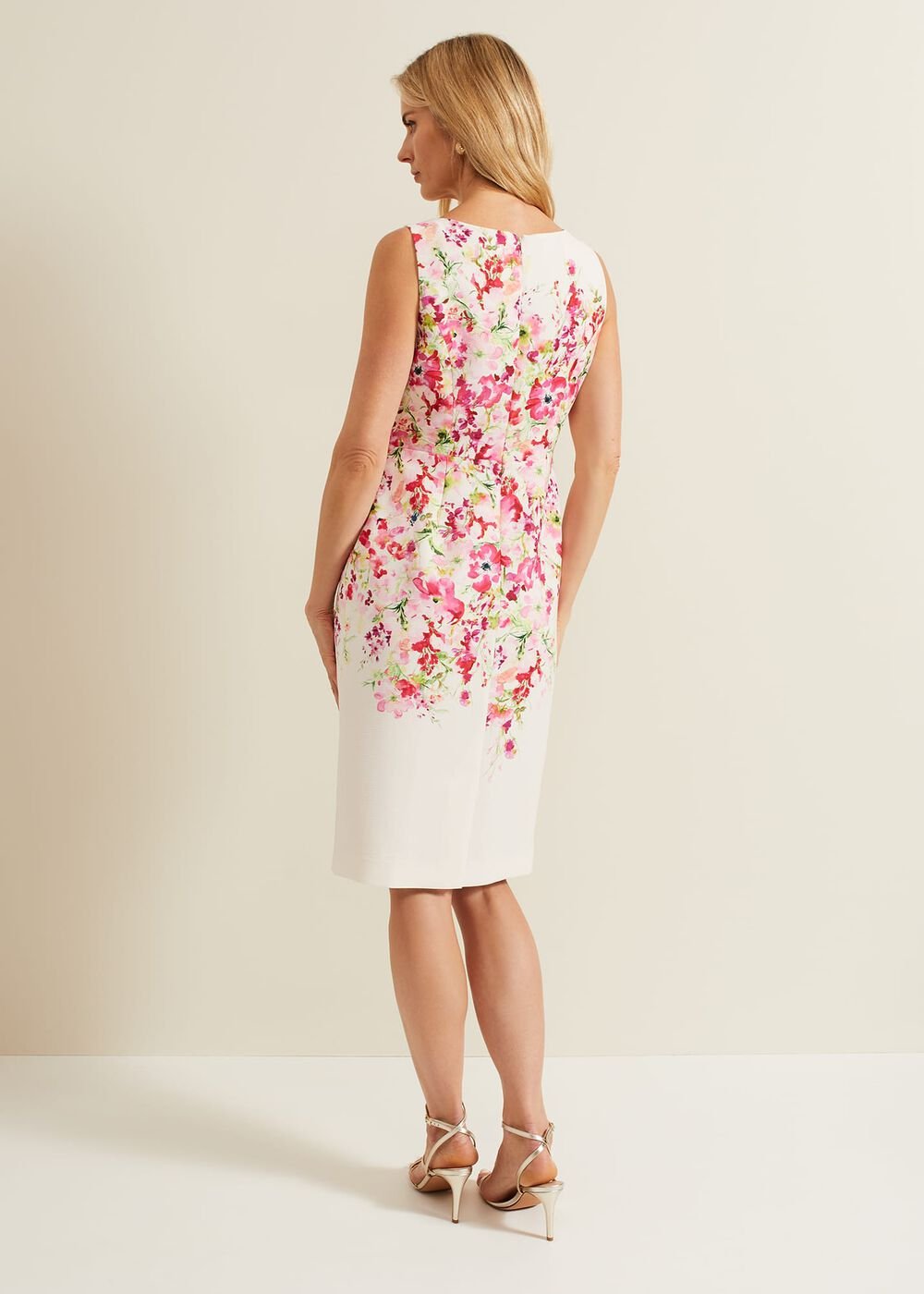 Anita Placement Shift Dress - Multi-Coloured