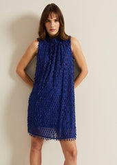 Zafia Shift Dress - Blue