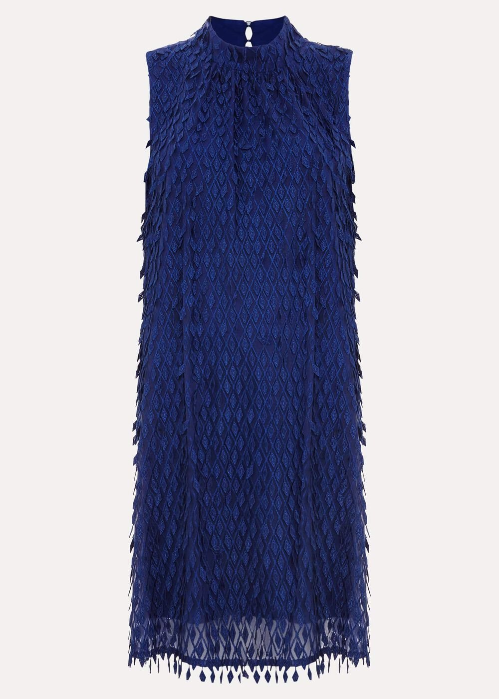 Zafia Shift Dress - Blue