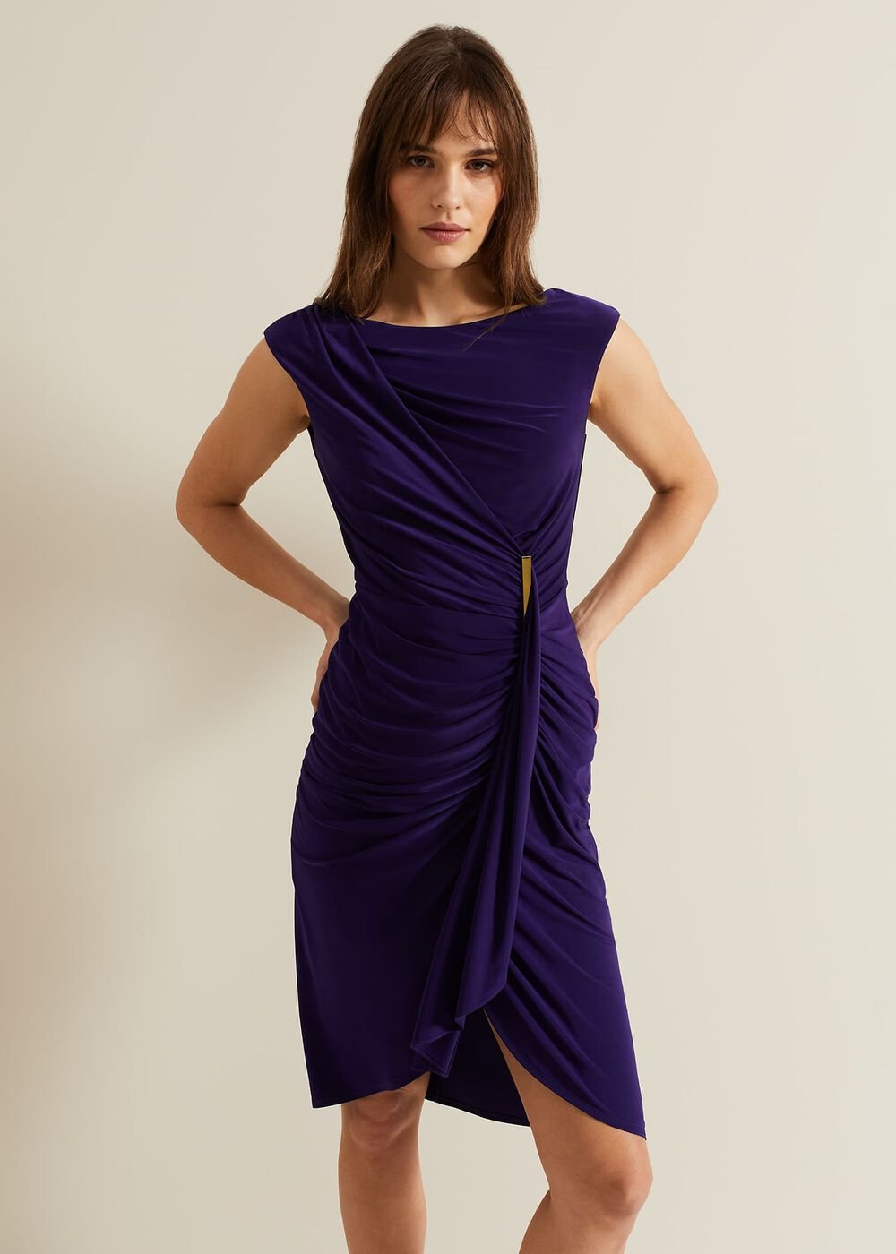 Donna Bodycon Dress - Purple