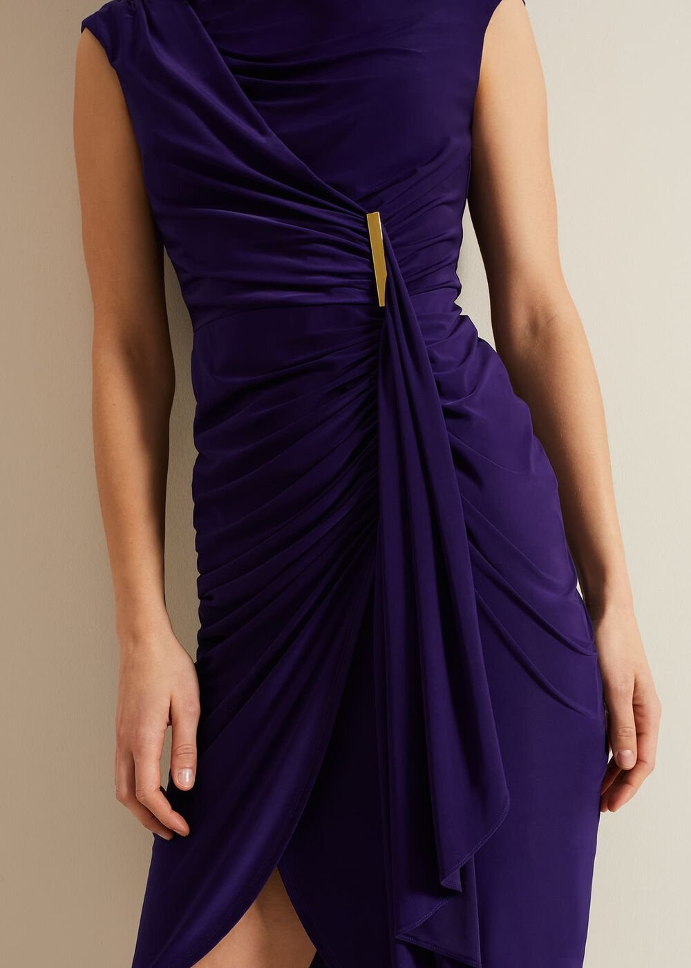 Donna Bodycon Dress - Purple
