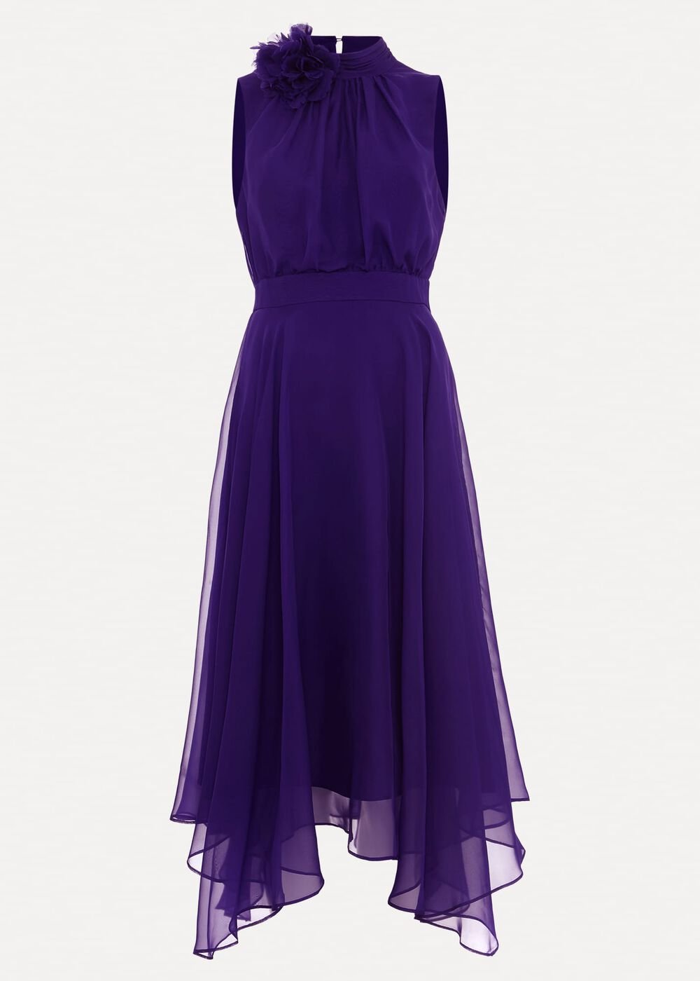 Lucinda Fit And Flare Dress - Purple