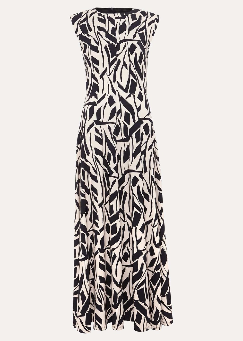 Kristy Geo Maxi Dress - Black Multi