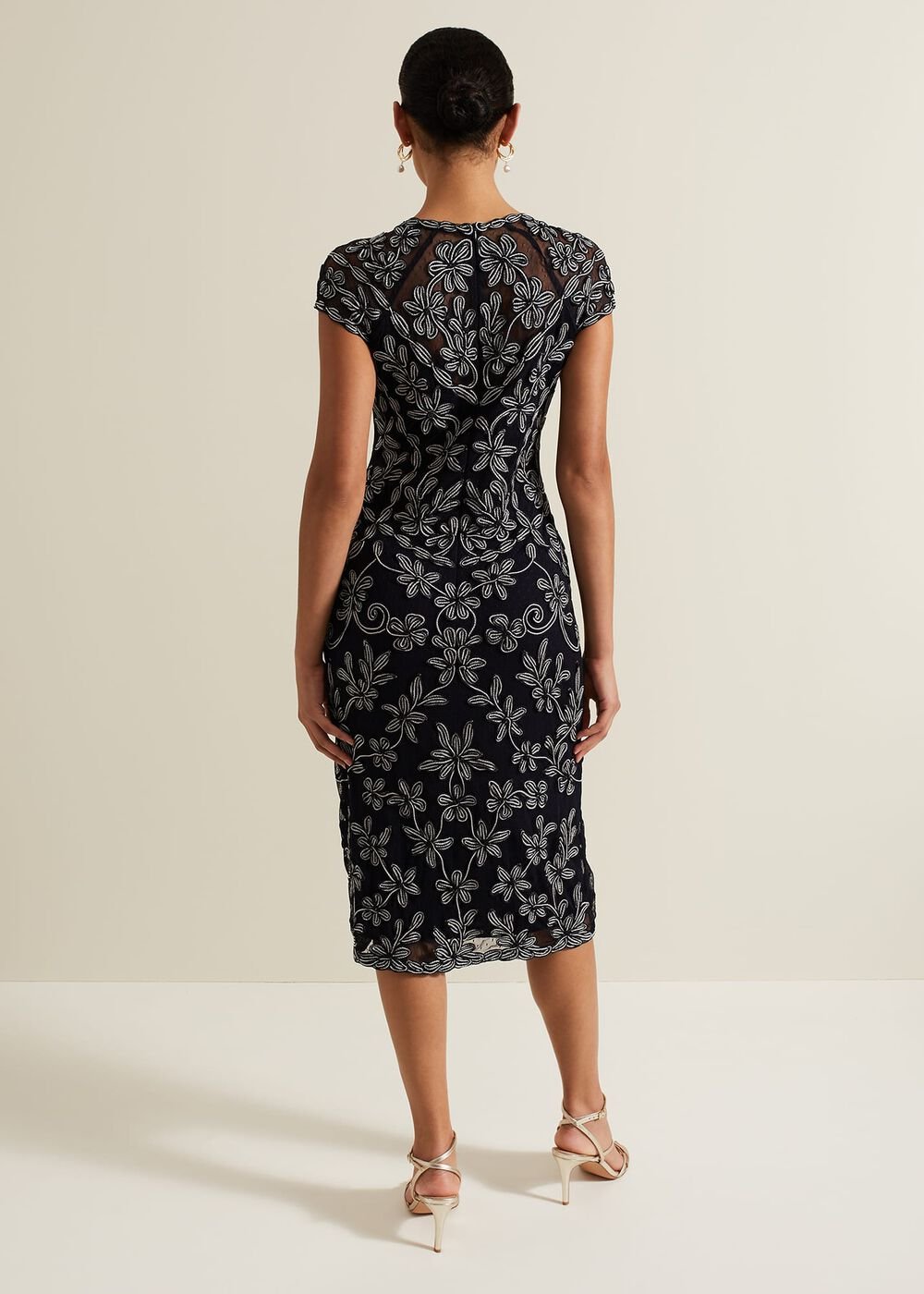 Clarinda Tapework Dress - Multi-Coloured