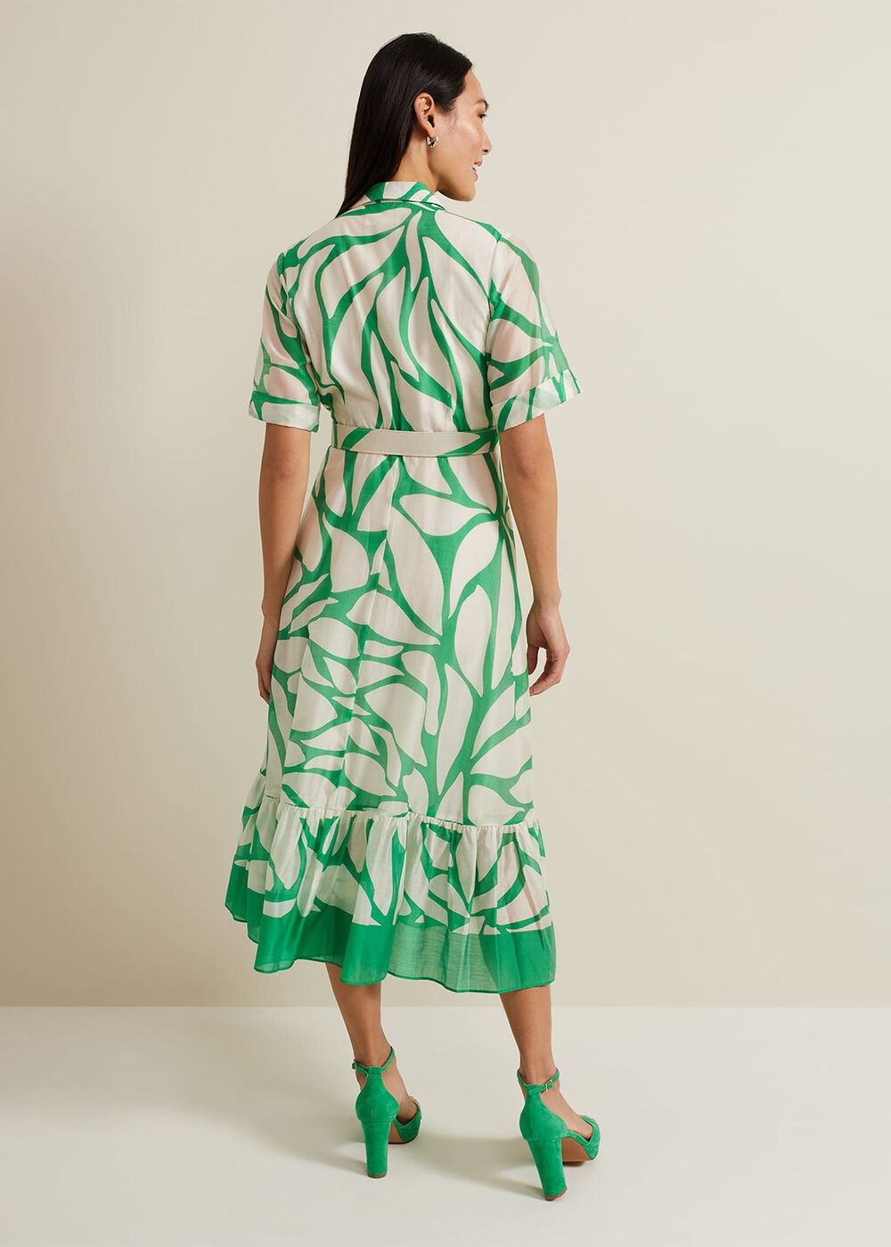 Daphne Floral Shirt Dress - Multi-Coloured