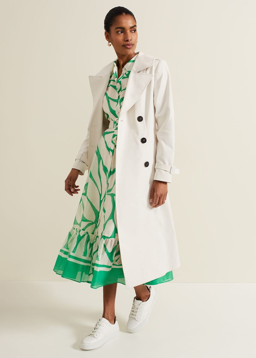 Daphne Floral Shirt Dress - Multi-Coloured