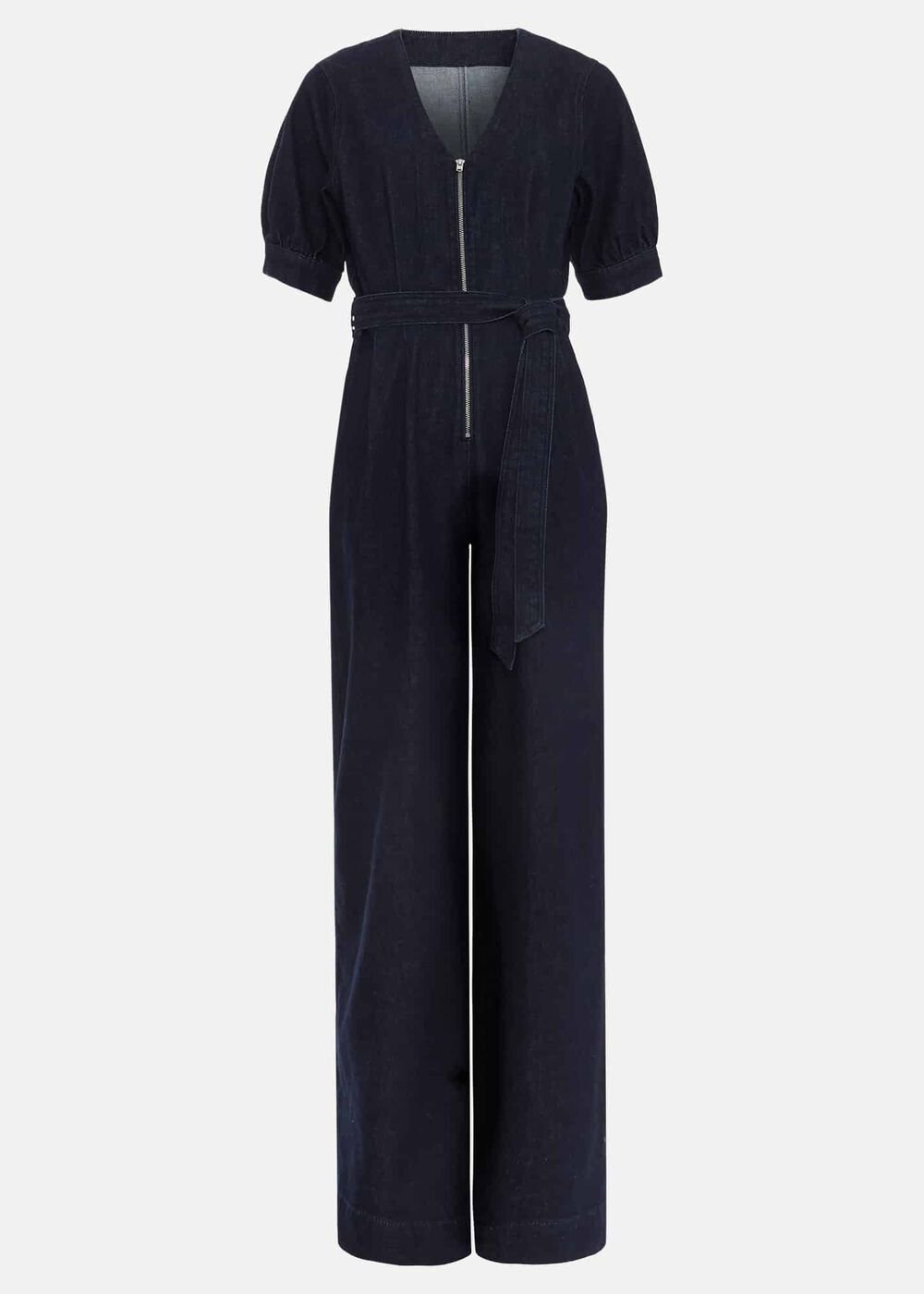 Florisa Denim Jumpsuit - Mid Wash