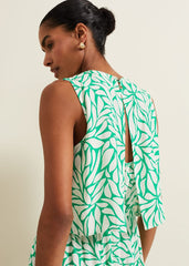 Aubrey Geo Jumpsuit - Green