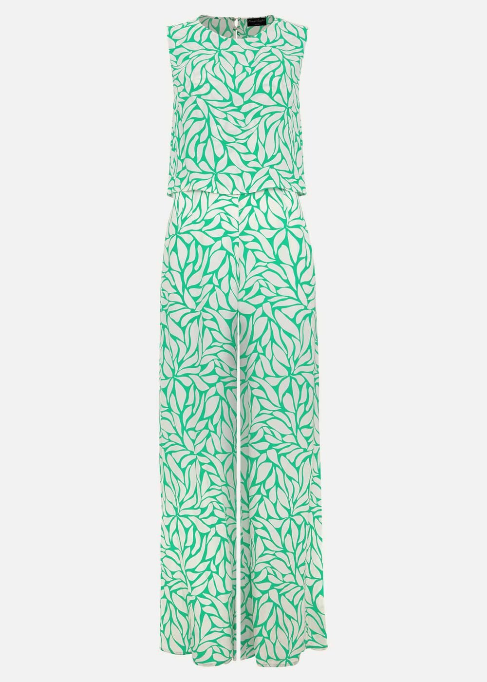 Petite Aubrey Geo Jumpsuit - Green