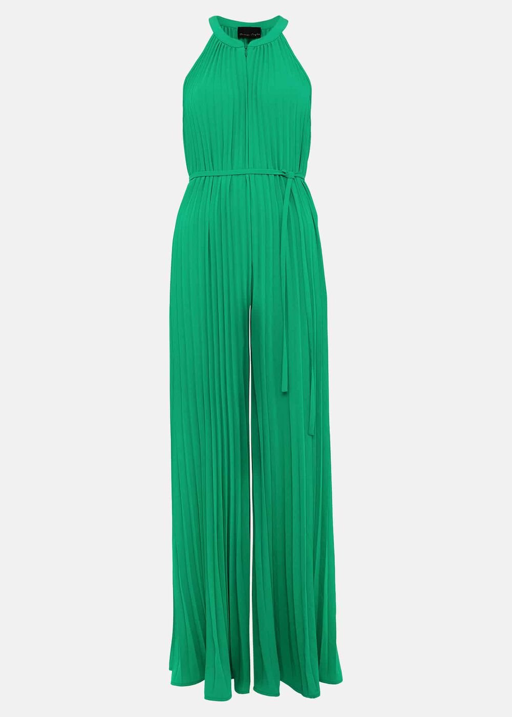 Brea Green Pleat Jumpsuit - Green