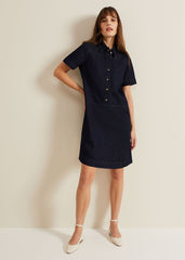 Larisa Denim Tunic Dress - Denim