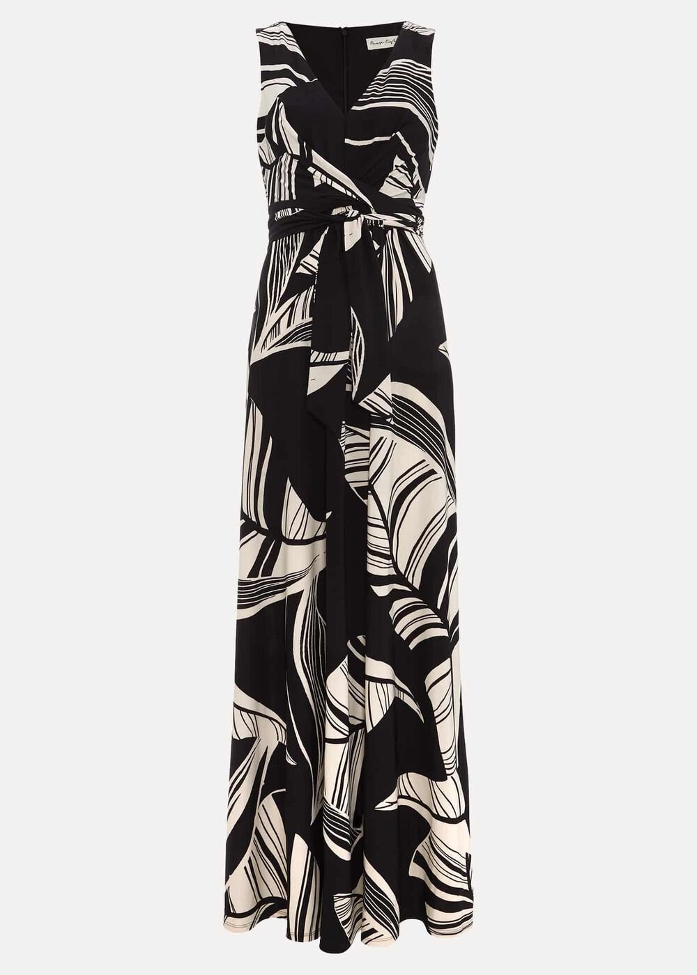 Artemis Abstract Maxi Dress - Black/Multi