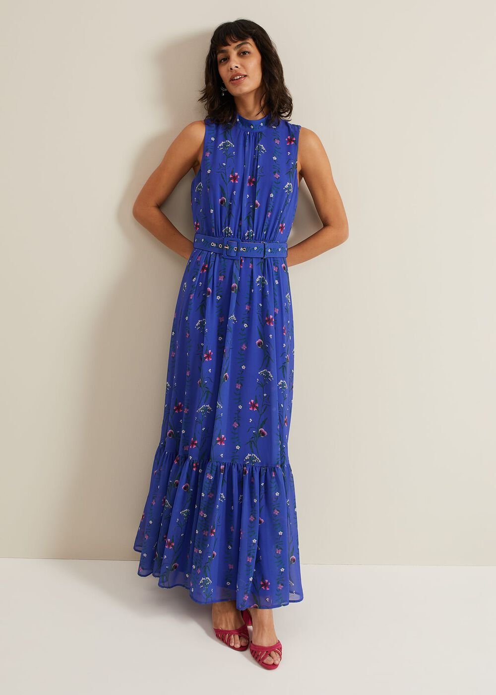 Sofia Print Maxi Dress - Multi-Coloured