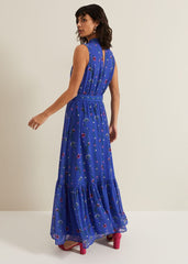 Sofia Print Maxi Dress - Multi-Coloured