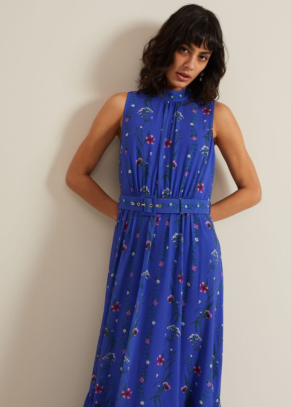 Sofia Print Maxi Dress - Multi-Coloured
