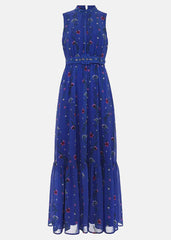 Petite Sofia Print Maxi Dress - Multi-Coloured