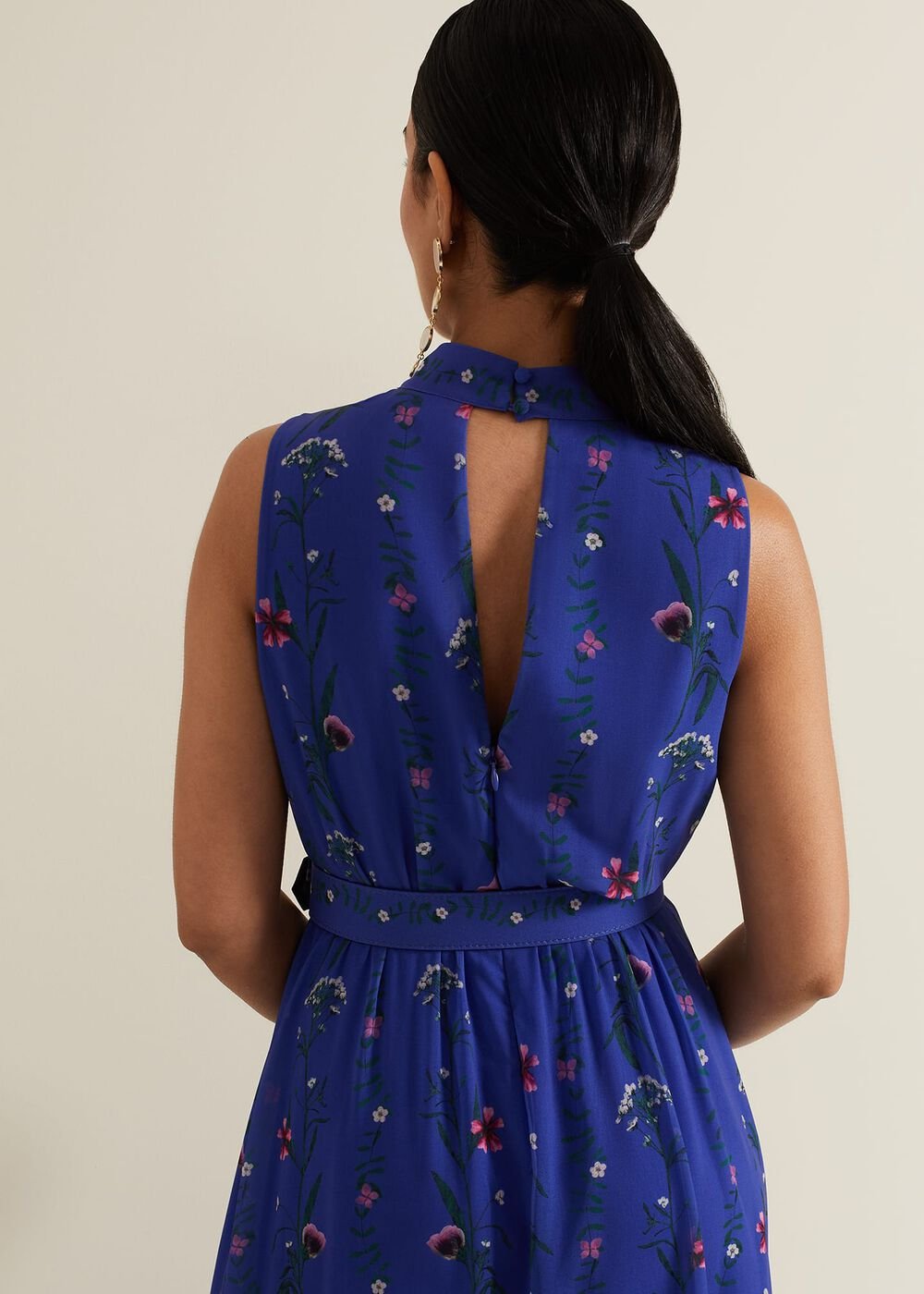 Petite Sofia Print Maxi Dress - Multi-Coloured