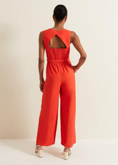 Marta Red Jumpsuit - Red