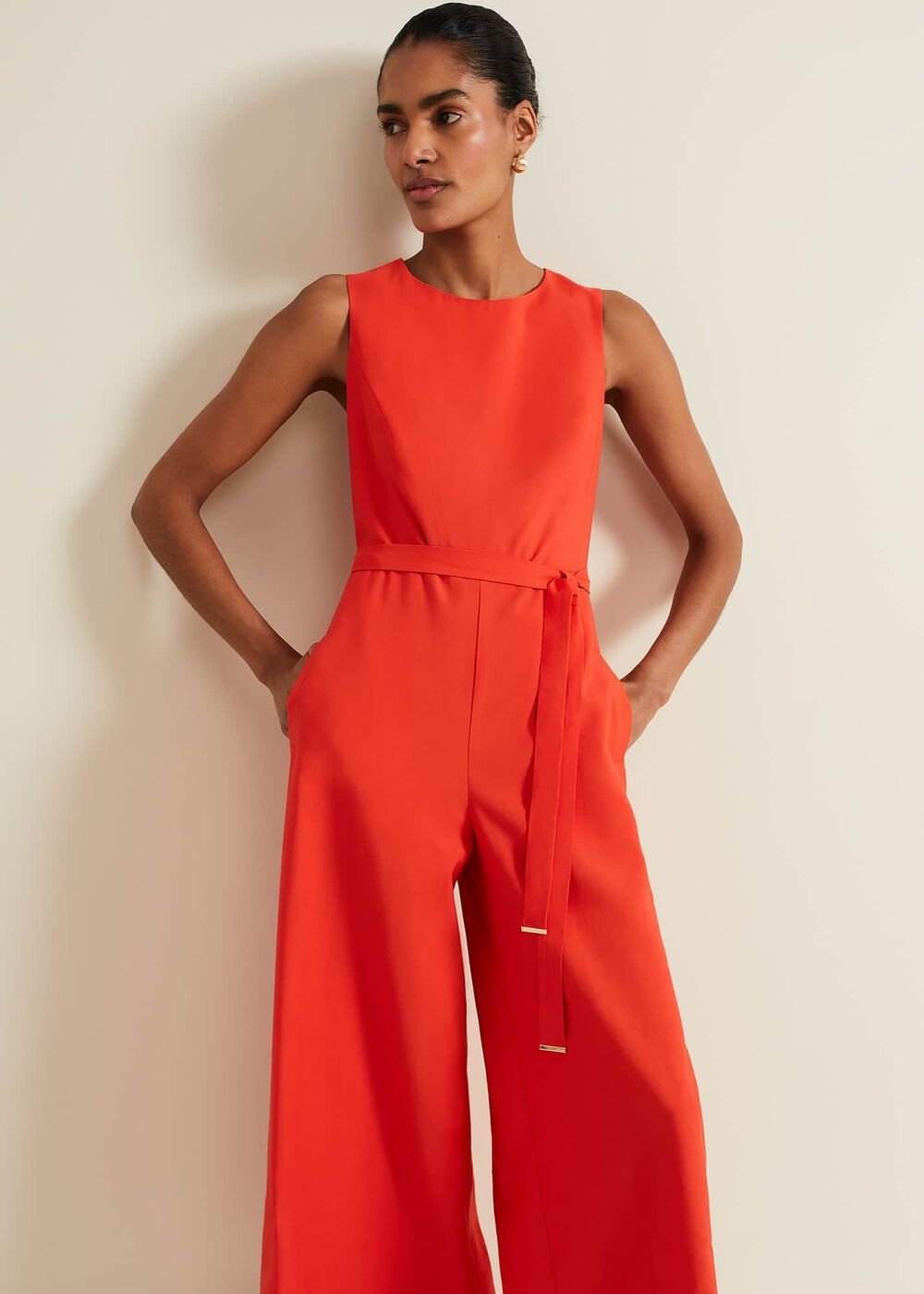 Marta Red Jumpsuit - Red