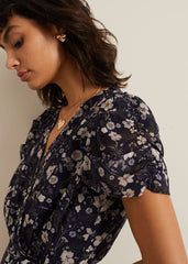 Helene Floral Print Jumpsuit - Multi-Coloured