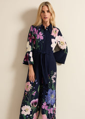 Annia Floral Print Jumpsuit - Multi-Coloured