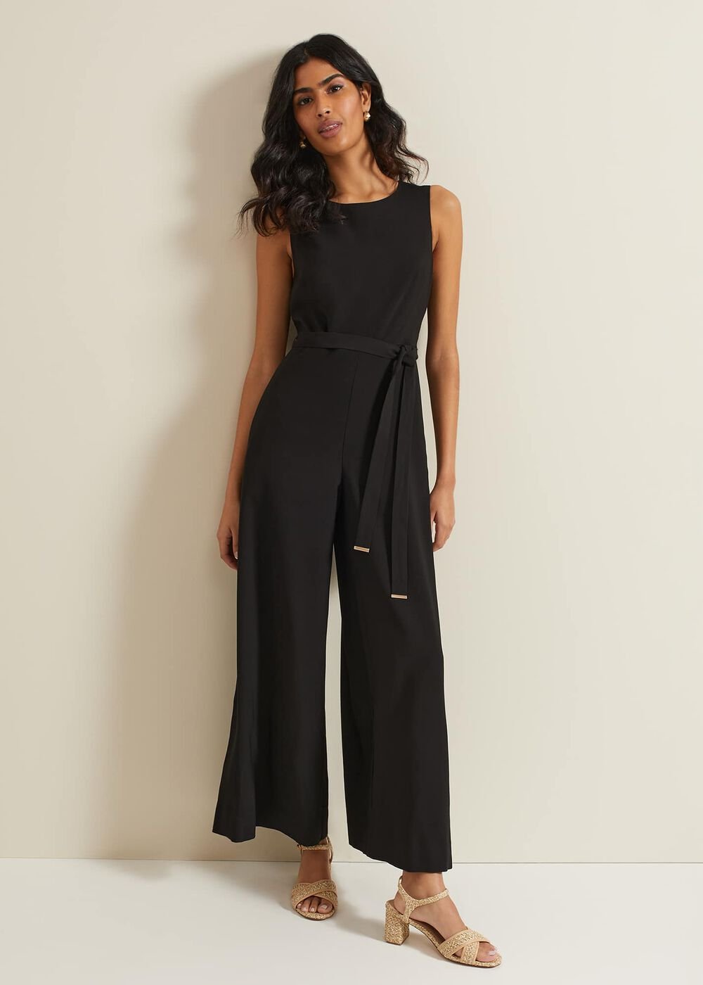 Marta Black Culotte Jumpsuit - Black