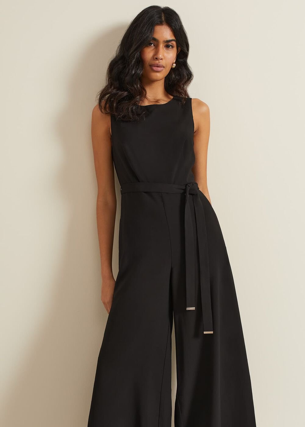 Marta Black Culotte Jumpsuit - Black
