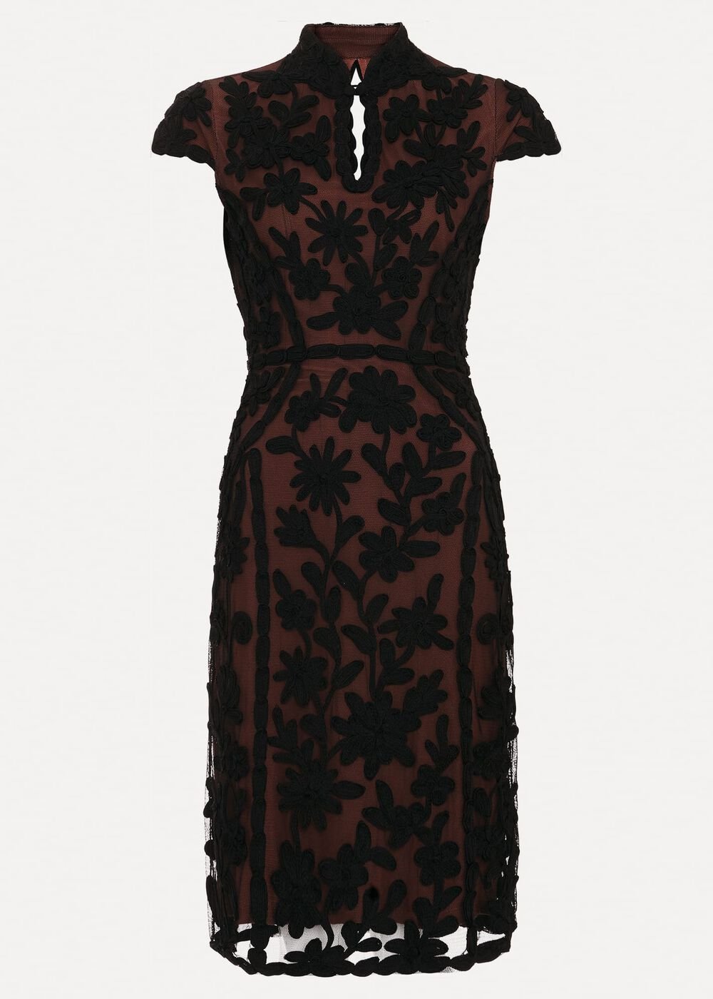 Edith Tapework Midi Dress - Multi-Coloured