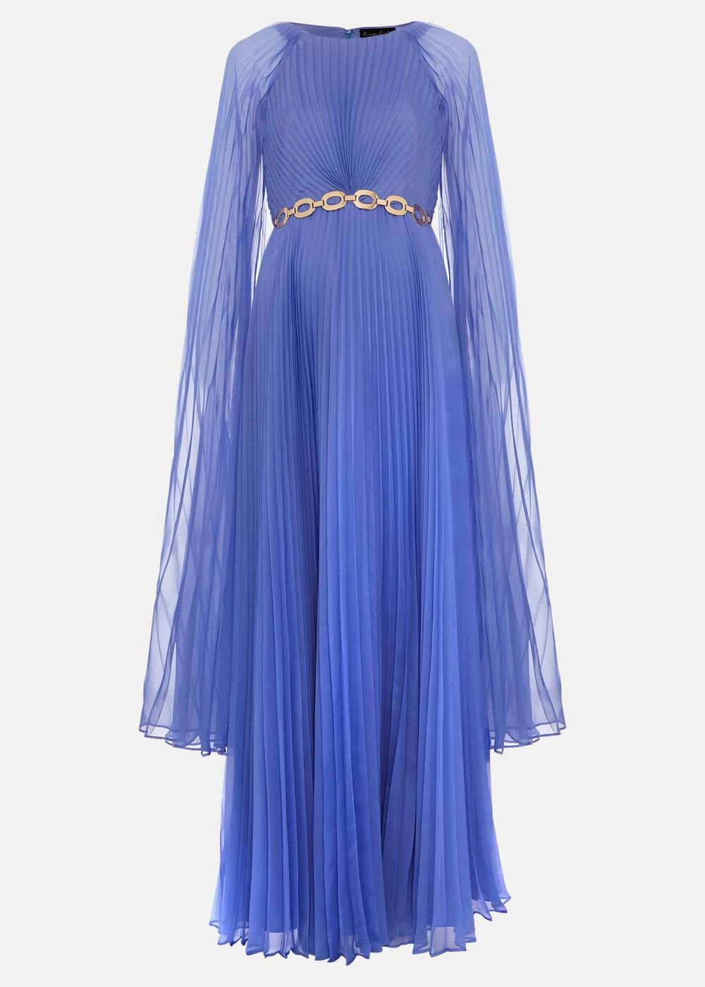 Petite Marren Blue Chiffon Maxi Dress - Blue