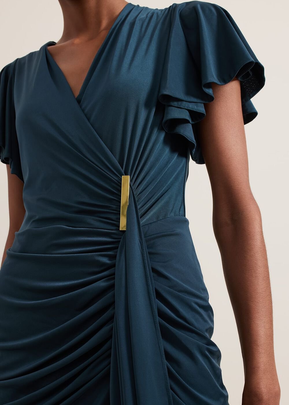 Donna Green Bodycon Dress - Dark Green