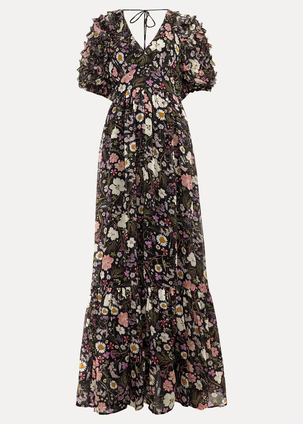Lesley Multi Coloured Floral Maxi Dress - Multi-Coloured