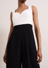 Maisy Jumpsuit - Black/Ivory