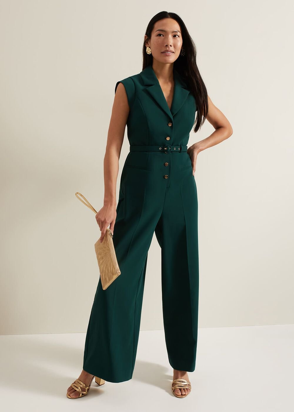 Renae Green Jumpsuit - Green