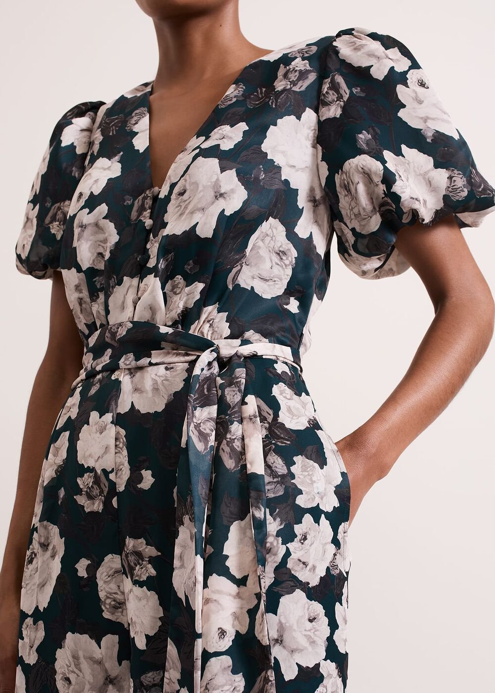 Myron Floral Wide Leg Jumpsuit - Multi-Coloured