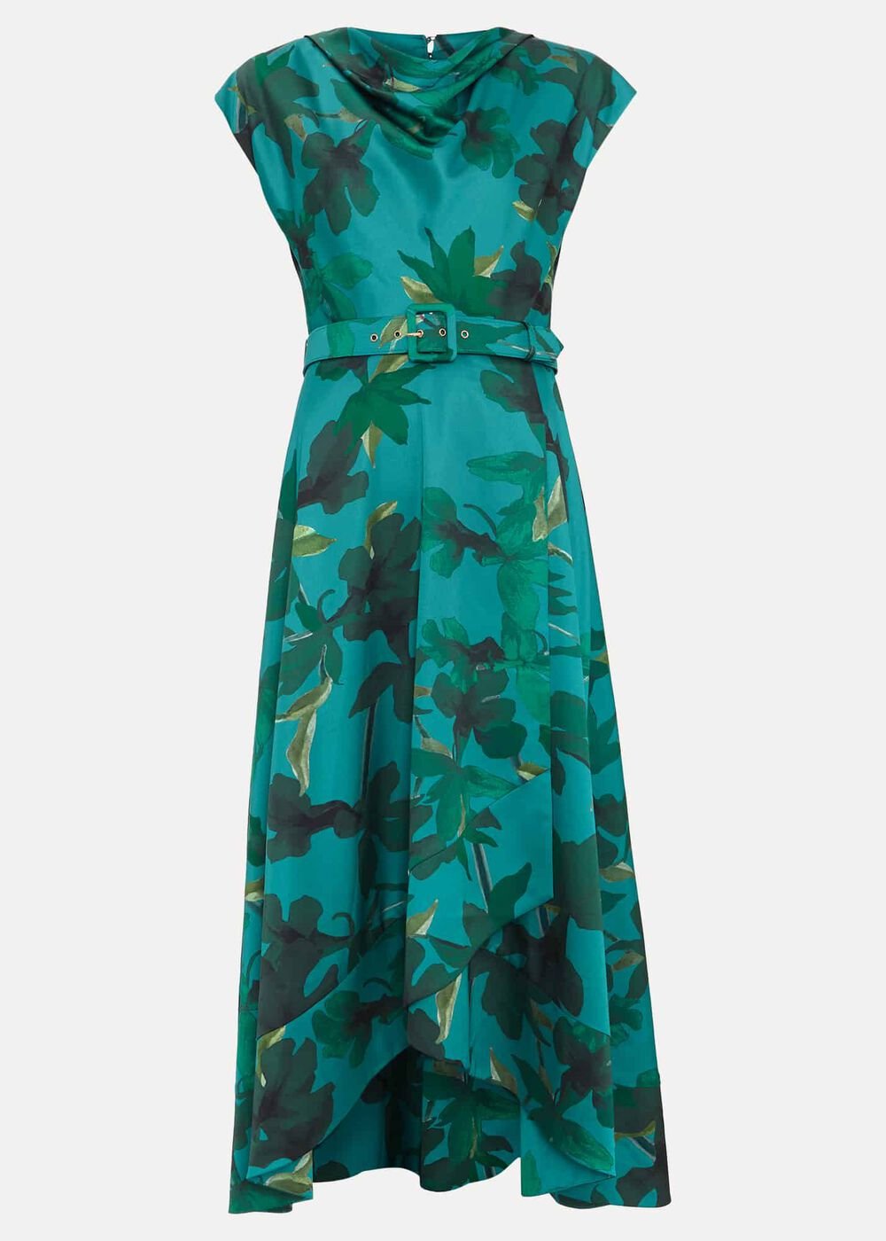 Sabrianna Print Midi Dress - Multi-Coloured