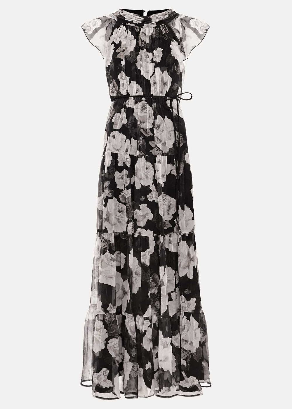 Jordine Floral Print Midaxi Dress - Multi-Coloured