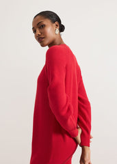 Eliana Jumper Dress - Red