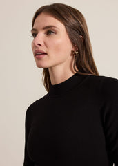 Petite Maci Pleated Sunray Midi Dress - Black Multi