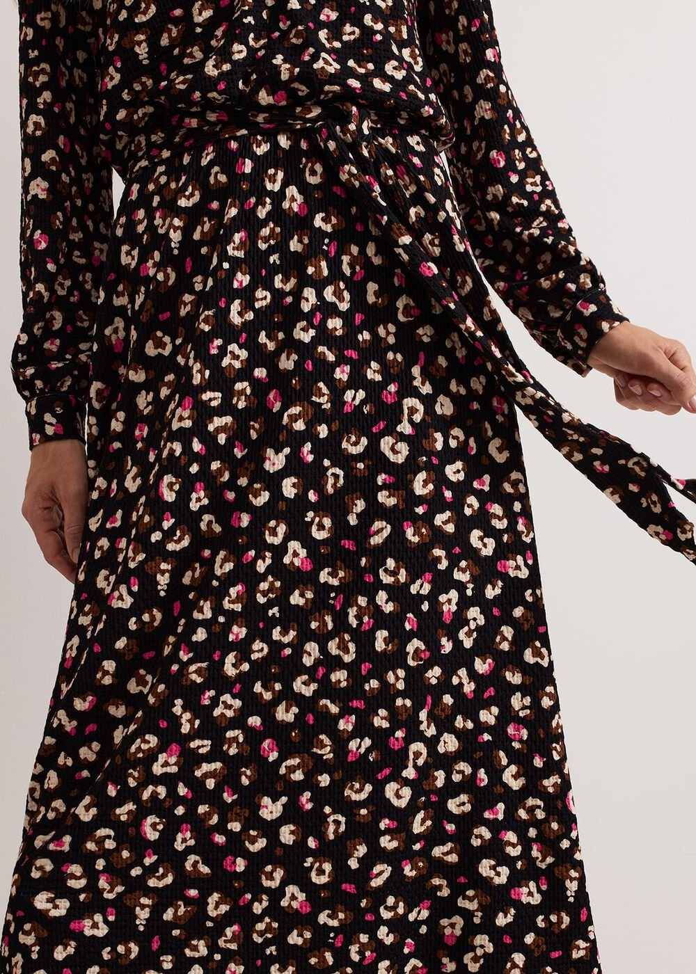 Aoife Printed Jersey Dress - Black Multi