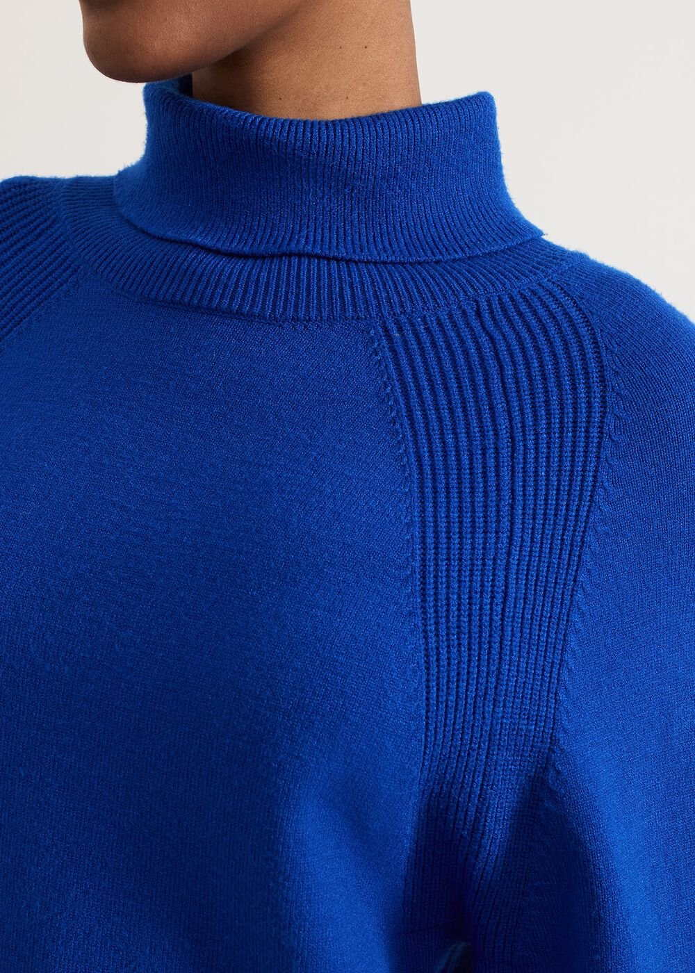 Ellie Chunky Knit Dress - Blue