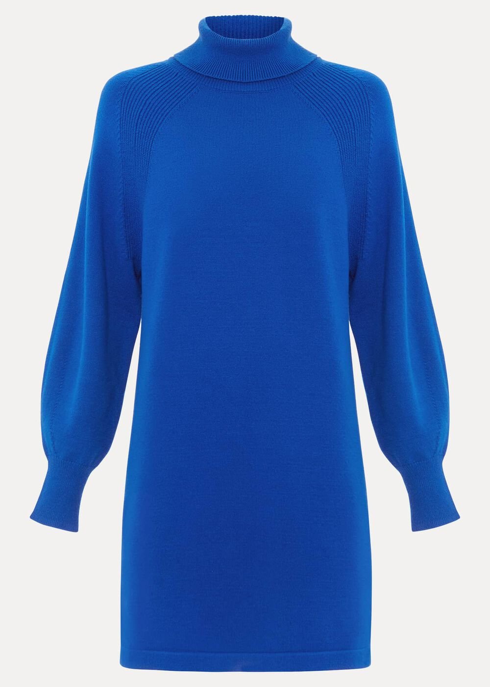 Ellie Chunky Knit Dress - Blue