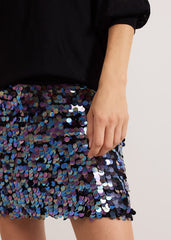 Becca Sequin Knit Dress - Black