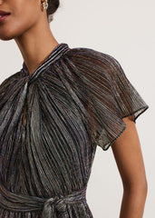 Riah Shimmer Maxi Dress - Multi-Coloured