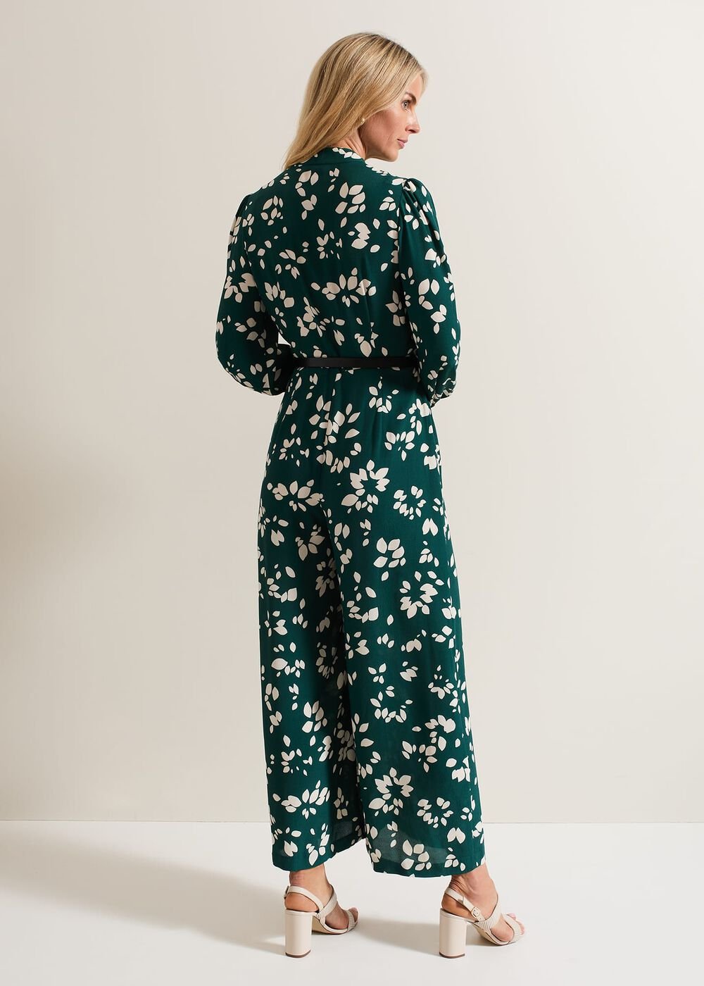 Micaela Green Twist Neck Jumpsuit - Green