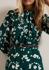 Micaela Green Twist Neck Jumpsuit - Green