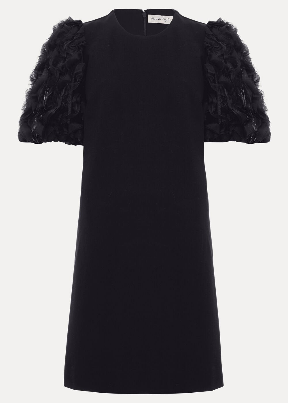 Aida Black Shift Dress - Black