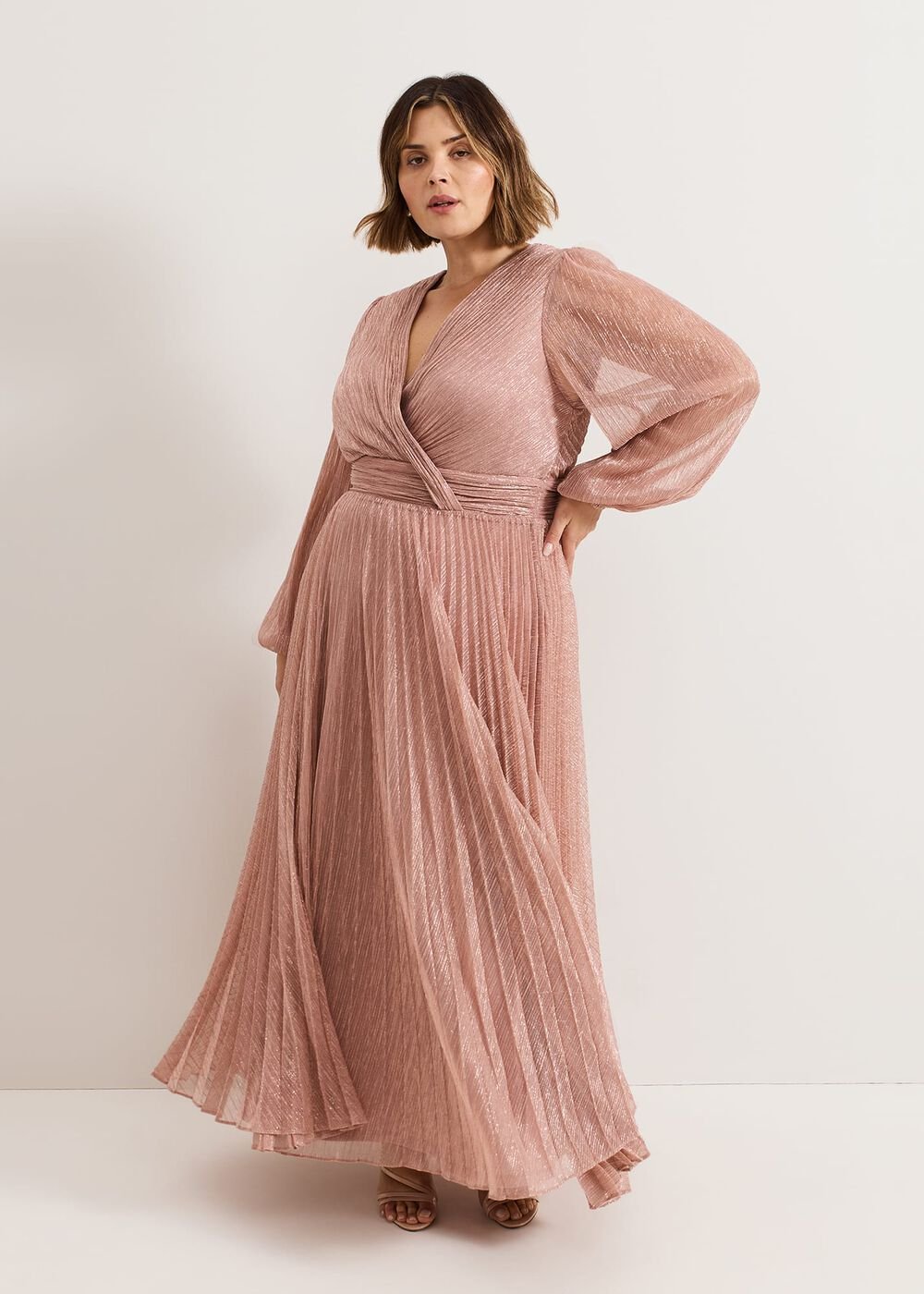 Harper Pale Pink Pink Maxi Dress - Pale Pink