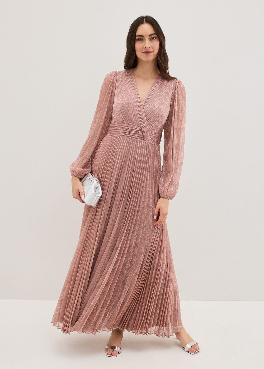 Harper Pale Pink Pink Maxi Dress - Pale Pink